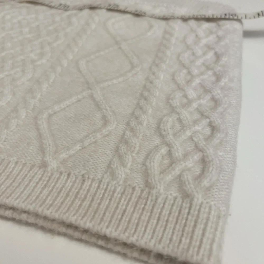 🗽H&M Beige Cable Knit Tank | Size :L - Picture 4 of 12